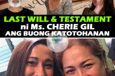 ANDI!NAIYAK!Nang mabasa ang Last will and Testament ni Cherie Gil! (t/ph)